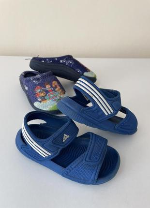 Босоножки для мальчика adidas,сандали adidas,сандалии + тапочки в подарок