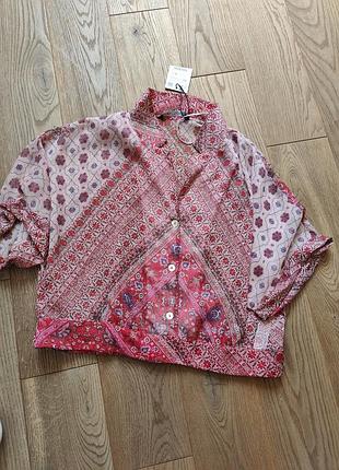 Етно блузка zara м-xl
