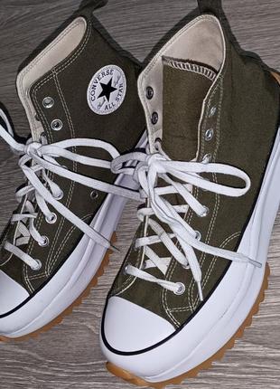 Кеди converse run star hike 171667c