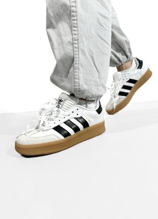 Adidas samba xlg white/black gum