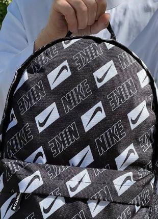 Cпортивний чоловічий жіночій міський рюкзак з принтом nike найк