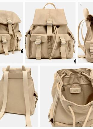 Новий класнючий функціональний рюкзак zara