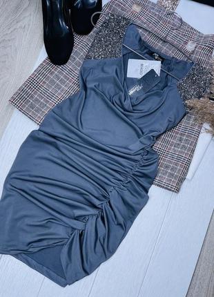 Нова вечірня сукня xs jane norman плаття з драпіруванням коротке плаття з бісером