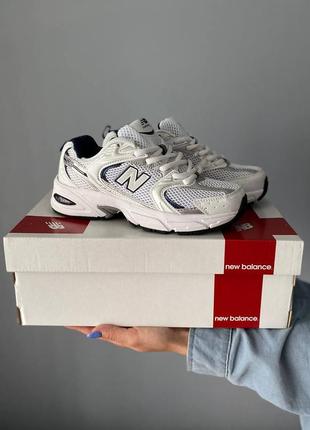 Кроссовки new balance 530 white silver