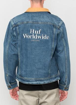 Мужская джинсовая куртка huf brooklyn denim jacket оригинал