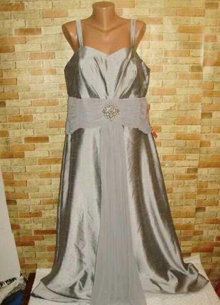 Дизайнерський шикарний комплект плаття і болеро для урочистого випадку 52-54 розміру