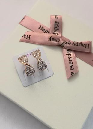 Серьги для взрослых медицинское золото