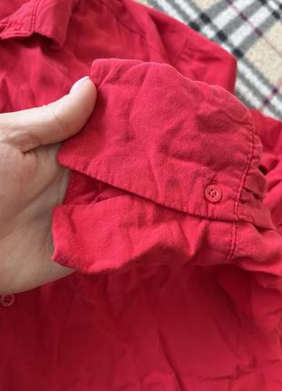Рубашка красная