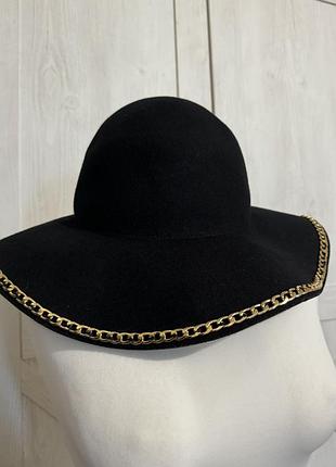 100% шерстяная шляпа asos с цепью