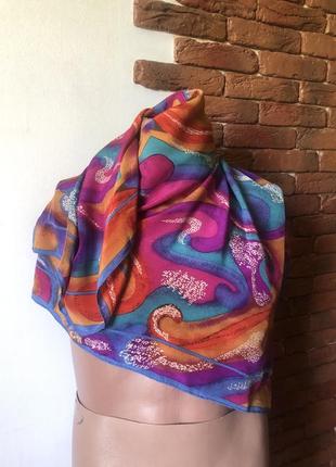 Шовкова вінтажна японська хустина scarf