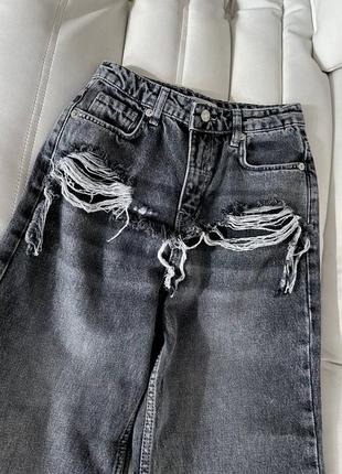 Жіночі джинси труби висока посадка гарно сідають по фігурі джинс котон не тягнеться виробник туреччина