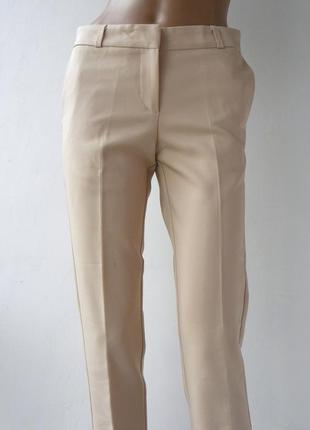 Знижка дня! класичні штани кольору капучино 44 розмір (38 євророзмір).