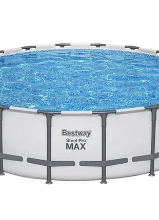 Бассейн bestway каркасный steel pro max 549x132см, 26 000 л, фильтр-насос