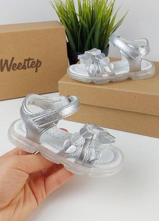 Босоніжки для дівчаток weestep 21-23 р.