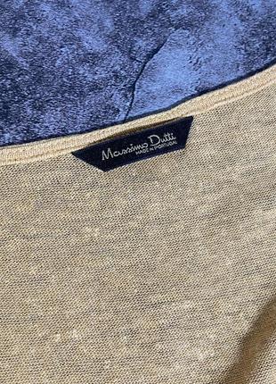 Льняний топ massimo dutti розмір xl5 фото