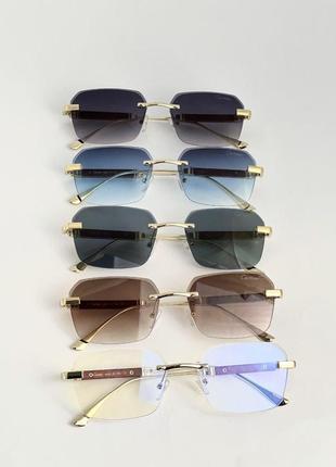 Сонцезахисні окуляри чоловічі cartier  захист uv400
