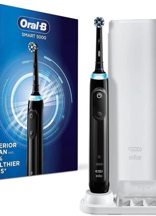 Електрична зубна щітка oral-b pro 5000 smartseries power rechargeable with bluetooth connection, black edition