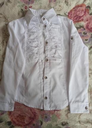 Белая блуза для школы
