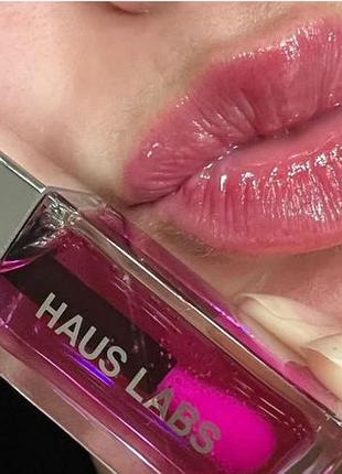 Тент маселка для губ блеск haus labs tint sheer pink