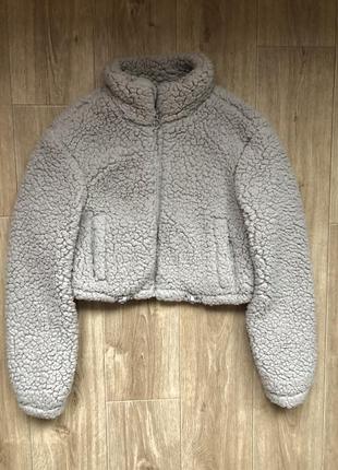 Меховушка куртка курточка барашек тедди 12-13 лет new look