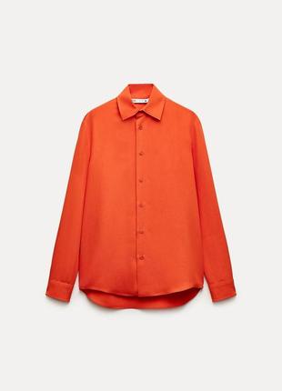 Яскрава оранжева сорочка.сорочка