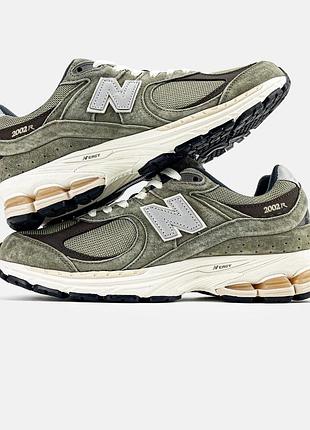 Мужские кроссовки new balance 2002r khaki brown 41-42-43-44-45