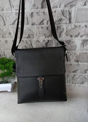 Чоловіча шкіряна сумка сумочка на плече