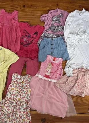 Літній пакет одягу на дівчинку 5-6 років