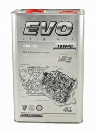 Моторна олива evo e5 10w-40 sm/cf 4l (e5 4l 10w-40)