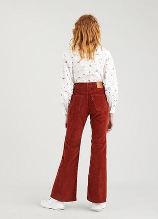 Levi's 70s high flare брюки брюки вельветовые оригинал высокая посадка широкие кюлоты палаццо