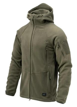 Кофта helikon-tex patriot jacket hybrid fleece олива