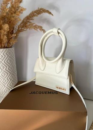 Жіноча сумка в стилі jacquemus le chiquito moyen premium.