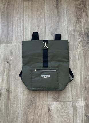 Рюкзак jean paul gaultier army green fold over roll top backpack
