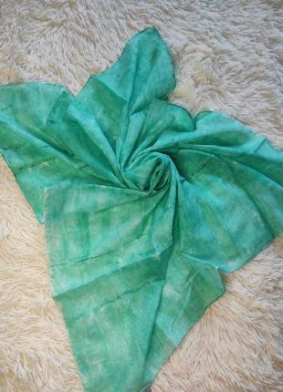 Шовкова хустка платок шовк шелковый  шов роуль