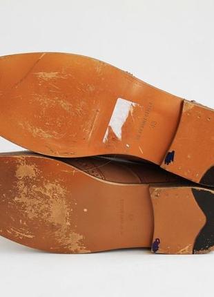 Не промокающие кожаные ботинки-броги из натуральной кожи kurt geiger размер 42-43