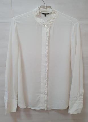 Блуза massimo dutti білого кольору, розмір eur 36