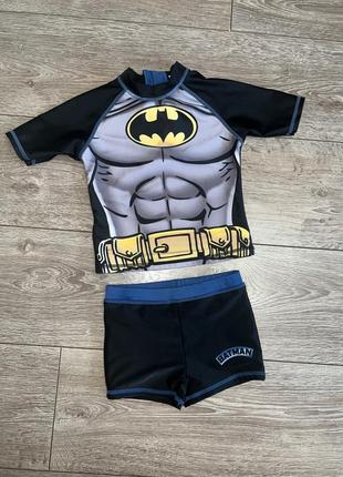 Купальный костюм бэтмен на мальчика 3-4роки
