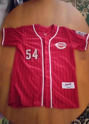 Бейсбольная рубашка джерси mlb jersey reds chapman