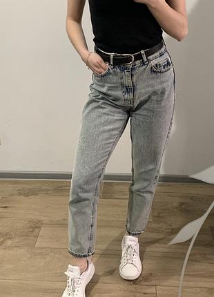 Джинси голубі сині мом
