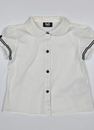 Dolce & gabbana junior 5 лет блуза сорочка рубашка короткий рукав