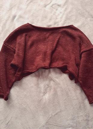 Укороченный свитер