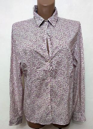 Хлопковая рубашка рубашка nadine h /9980/