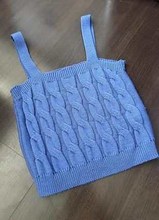 Топ knitted  new look knitted
