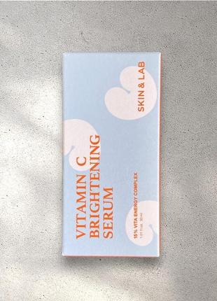 Skin&lab vitamin c brightening serum 30 мл