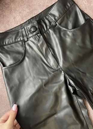 Брюки кожаные брюки из эко кожи брюки леггинсы