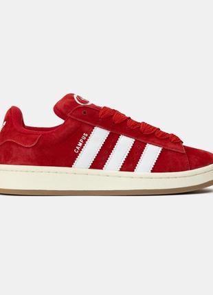 Кросівки adidas campus 00s red white1 фото