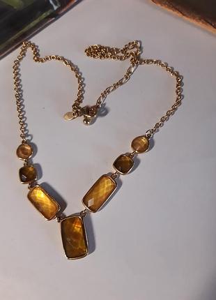 Колье чокер ланцюжок люцит,от annaleece , американський вінтаж