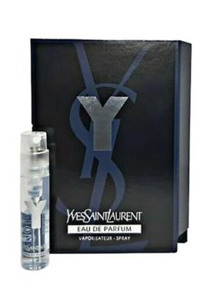 Парфумована вода для чоловіків yves saint laurent ysl y eau de parfum 1.2 мл - пробник