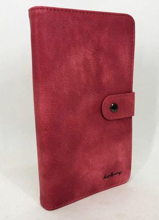 Женский кошелек baellerry jc224, стильный женский кошелек, кошелек девушке мини. цвет: розовый