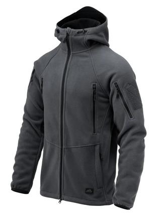 Кофта helikon-tex patriot jacket hybrid fleece сіра